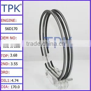 6162-33-2060 Used for Komatsu S6D170 Piston Ring, S6D170-1 Piston Ring,SA6D170-1 Piston Ring thumbnail-1