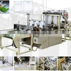 6 Lines Full Automatic High Speed T-Shirt Bag Making Machine thumbnail-1