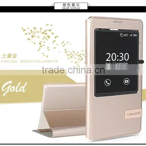USAMS Muge Series Window PU Leather Stand Flip Cover Case For Huawei Mate 8 MT-5338 thumbnail-2