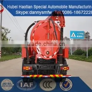 Dongfeng New Vacuum Sewer Suction Truck Fecal Tank Truck Cleaning Car thumbnail-2