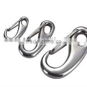 High Quality Rigging Stainless Steel Spring Snap Eye Hook thumbnail-1