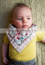 New Trendy 2016 High Quality Super Soft Cotton Baby Bibs thumbnail-1