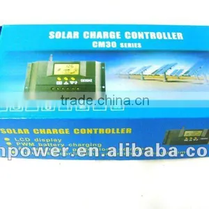 Solar Voltage Regulator 30A 12v/24v Auto Identify thumbnail-1