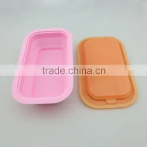 Food-grade Silicone Lunch Box With Custome Logo Eco-friendly Custome Silicone Bowl Dongguan SGS Approve Silicone Bowl thumbnail-1