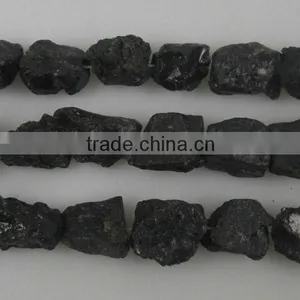 Wholesale Black Tourmaline Rough Nugget in Loose Gemstone thumbnail-1