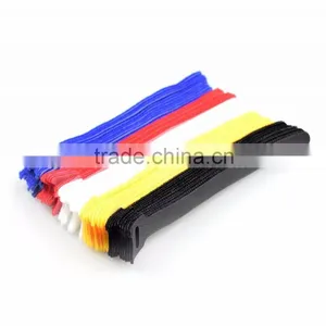 Assorted Adjustable Black Strap Hook Loop Reusable Cable Ties Organizer Tidy thumbnail-4