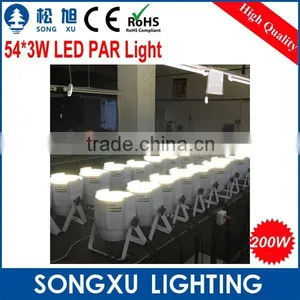 54x3w Dmx Rgbw 4in1 Led Par 64 Club Lighting for Sale thumbnail-5
