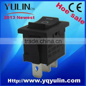 PA66 KCD1-103 3Pin ON OFF ON 10A Rocker Switch Panel Mounting thumbnail-1
