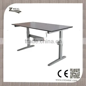 Steel Crank Height Adjustable Reading Table thumbnail-3