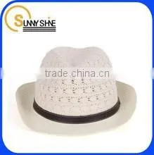 Sunny Shine Custom Knit Visor For Caps Crochet Cowboy Straw Hats thumbnail-2