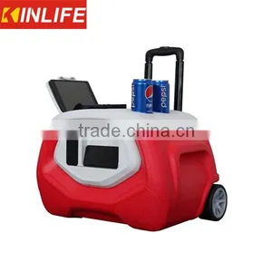 Picnic Ice Cooler Box With Wheels, Table And Chair thumbnail-1