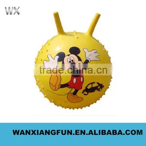 Inflatable Toy Bouncing Ball Pvc Hopper Ball With Handle for Kids thumbnail-3