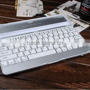 Black White Aluminum Bluetooth Wireless Keyboard Case Cover for Apple New IPad 4 3 2+bluetooth Wireless Keyboard thumbnail-2