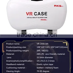 VR Glasses Headset for Google Cardboard Glasses for 4.7-6.0" Mobile for IPhone 3D VR Glasses thumbnail-1