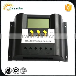 12V 24V Automatic Distinguish PWM Solar Panel Battery Regulator Charge Controller thumbnail-1