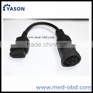 J1939-9Pin Deutsch to OBD OBD2 OBDII thumbnail-1