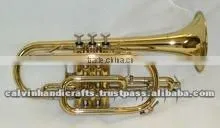 Brass Trumpet/ Trumpet Lover / Musical Instrument Shop/ Trumpet thumbnail-1