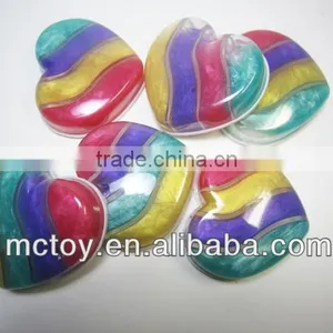 Colorful Crytstal Love Hearts Putty Rainbows Multicolor thumbnail-2