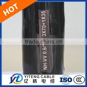 Fire Resistant Low Voltage Special Power Cable NH-VV 0.6/1KV 3*70+1*35 thumbnail-3
