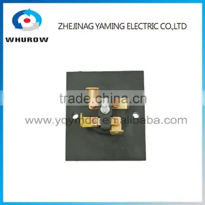 Ignition Momentary Press Push Button Switch YC01 Emergency Stop 4 Pin On Off Red Sign Wiring Brass Feet thumbnail-4