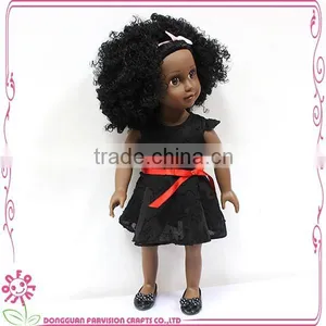 18 Inch Brown Black Vinyl Fashion Dolls thumbnail-1