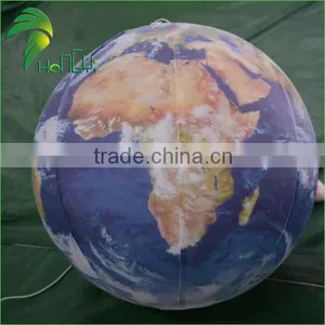 Hot Selling Cheap Led Lighting Up Balloons / Inflatable LED Moon Light Globe Balloon For Night Decoration thumbnail-4