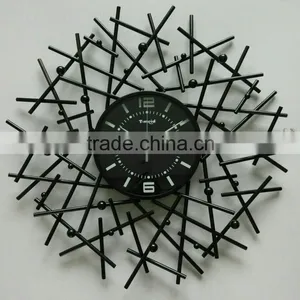 Christmas Gift Fashion Wall Clock Metal Wall Clock Home Decor A Battery Wall Clock Metal Clock thumbnail-1