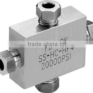 High Pressure Fitting, High Pressure Cross 60k Psi thumbnail-1