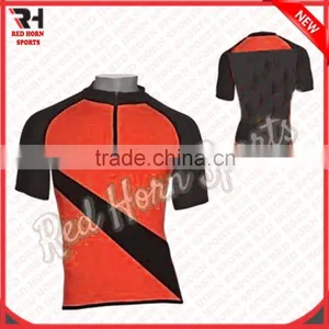 Customized Mens Half Sleeves Recing Jersey, Custom Logos Ans Design Are Accepted thumbnail-1