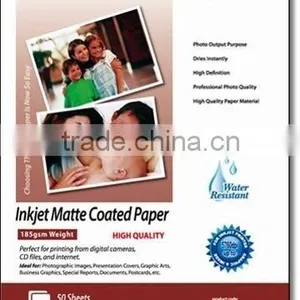 Waterproof Inkjet Matte Coated Photo Paper & Matte Picture Paper&inkjet Picture Paper 180gsm(matte Coated,for Inkjet Printers) thumbnail-1