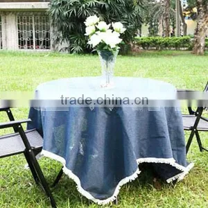 Garden Round Vinyl Outdoor Tablecloth thumbnail-1