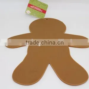 Snowman Shape Heat Resistant Silicone Trivet and Pot Holder thumbnail-3