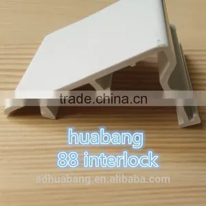 High Quality 88mm Series Interlock of Pvc Seal Profile/rigid and Soft Co-extrusion Pvc Profile thumbnail-1