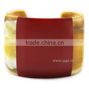 Buffalo Horn Jewelry , Buffalo Horn Bracelet SHB-504, 100% Natural Buffalo Horn thumbnail-1