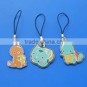 Metal Charms for Mobile Phone Strap, Cellphone Pendant Straps,cute Enamel Phone Straps thumbnail-1