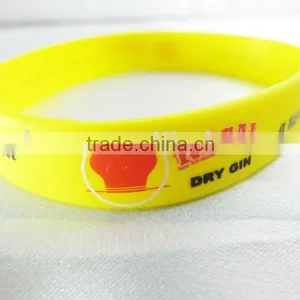 Fashion Printful Promotion Gift Silicone Rubber Round Bracelet thumbnail-1