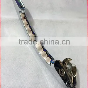 BS16 Refrigerator Plastic Plating Door Handle With Lock thumbnail-3
