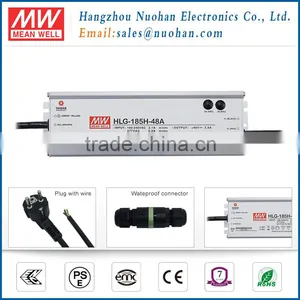 UL CE TUV EMC Approved Meanwell HLG-185H-48A 185w 48v 3 in 1 Dimming 1-10v Pwm Dimmable Led Driver thumbnail-1