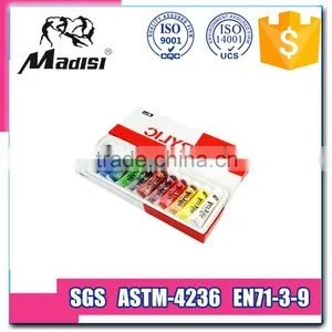 18x15ml Fine Color Artist Acrylic Paints Supplier thumbnail-1