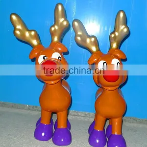 Fiberglass Deer Sculpture For Indoor &Outdoor Christmas Decoration thumbnail-1