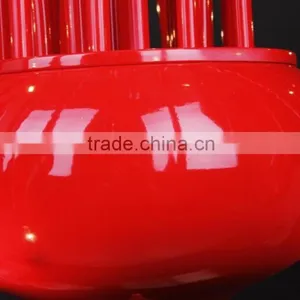 Modern Cast Iron Chandelier Decoration Light Art Red Swan Chandelier for Restaurant thumbnail-4