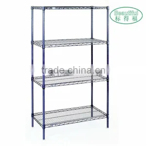 4 Tiers Chrome Wire Shelving thumbnail-1