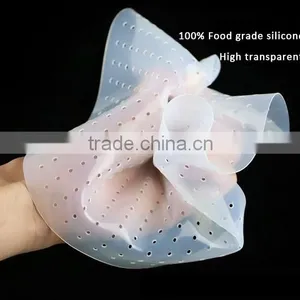 100% Food Grade Silicone High Transparent Food Wrap thumbnail-4