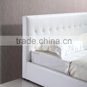 Modern Style Pu Gas Lift Storage Bed In White Color YD02 Quality Choice thumbnail-4