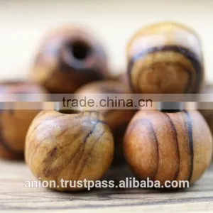 Olive Wood Round Beads 14mm thumbnail-4