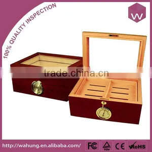 Small Best Quality Cigar Humidors for Sale With Window thumbnail-2