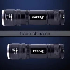 Trade Assurance Aluminum Waterproof 10w Rechargeable Police Flashlight thumbnail-2