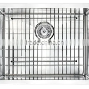 Apartment Size Kitchen Sinks Handmade Stainless Steel Single Bowl Bar Sink thumbnail-4
