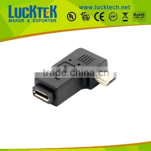 Right Angled Micro USB Adapter, Right Angled Micro USB M/F thumbnail-1