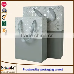 Black Matt Laminated Paper Shopping Bags/customized Same Size Different Colors Paper Shopping Bags/x Mas Cheap Gift Paper Bags thumbnail-2
